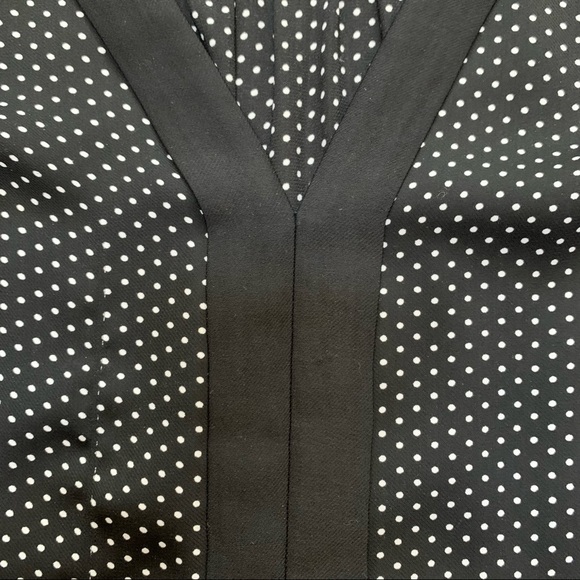 Banana Republic Black and White Polka Dot Blouse - Picture 5 of 5